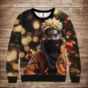 Свитшот с 3D принтом Узумакі Наруто Аніме ВСІ Розміри Преміум тканина