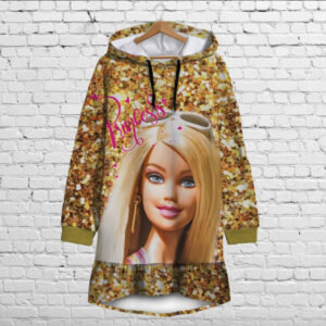Плаття-худі з капюшоном і воланом Барбі / Принцеса. Дитячі і дорослі розміри. ВСІ Розміри Преміум тканина