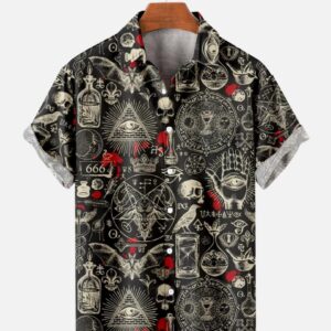 Сорочка з 3D-принтом Магічні символи ВСІ Розміри