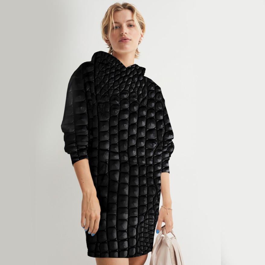 Плаття худі толстівка з принтом змія чорна зміїна шкіра 19 ВСІ Розміри Преміум тканина