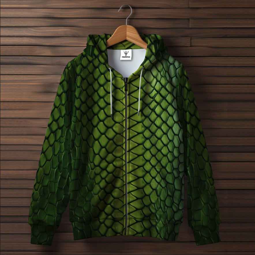Худі на блискавці з принтом змія зміїна шкіра луска дракона 12 ВСІ Розміри Преміум тканина