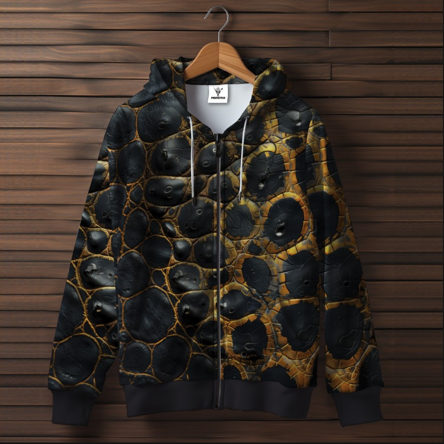 Худі на блискавці з принтом змія зміїна шкіра луска дракона 13 ВСІ Розміри Преміум тканина