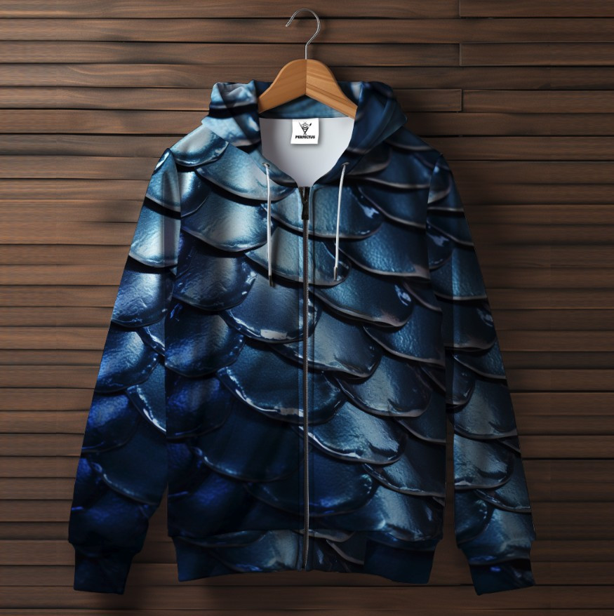 Худі на блискавці з принтом змія зміїна шкіра луска дракона 33 ВСІ Розміри Преміум тканина