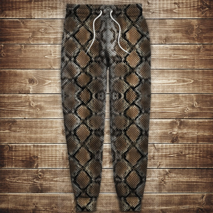 Штани з принтом змія зміїна шкіра 6 ВСІ Розміри Преміум тканина