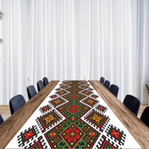 Раннер (доріжка на стіл) з принтом етнічна Вишиванка