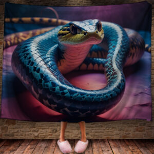 Плед з принтом фантастична змія 1 150х200 см.
