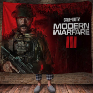 Плед з 3D принтом Call of Duty: Modern Warfare III 150х200 см.