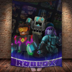 Плед з 3D принтом - Роблокс Roblox герої 05 150х200 см.