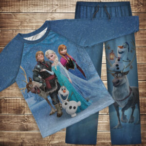 Піжама (домашній костюм) флісова тепла FROZEN Холодне серце. Герої ВСІ Розміри Преміум тканина