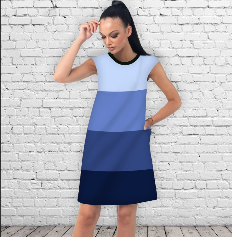 Сукня А-силуету з принтом Чотири кольори ВСІ Розміри Преміум тканина