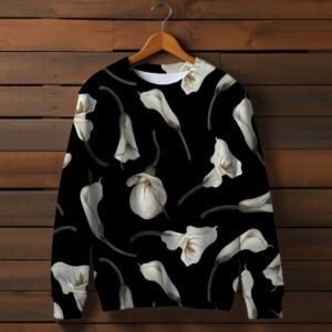 Світшот із 3D принтом Кали на чорному фоні ВСІ Розміри Преміум тканина