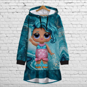 Сукня-худі з капюшоном і воланом Ляльки ЛОЛ. lol. Дитячі і дорослі розміри. ВСІ Розміри Преміум тканина