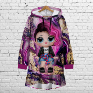 Сукня-худі з капюшоном і воланом Ляльки ЛОЛ. lol. Дитячі та дорослі розміри. ВСІ Розміри Преміум тканина
