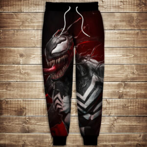 Штани з 3D принтом: Веном оскал Venom ВСІ Розміри Преміум тканина