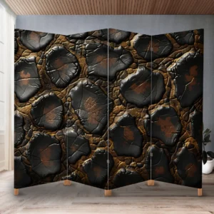 Декоративна ширма з принтом шкіри змії