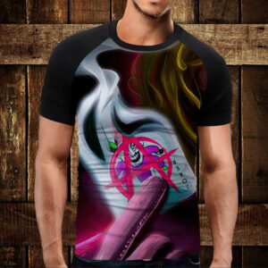 Футболка-реглан з 3D принтом Джокер карта арт малюнок ВСІ Розміри Преміум тканина