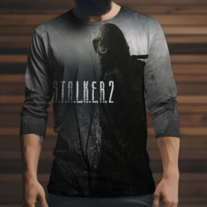 Лонгслив з 3D принтом STALKER Сталкер 2 ВСІ Розміри Преміум тканина