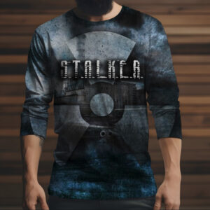 Лонгслив з 3D принтом STALKER Сталкер 001 ВСІ Розміри Преміум тканина