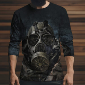 Лонгслив з 3D принтом STALKER Сталкер 009 ВСІ Розміри Преміум тканина