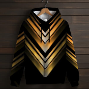 Толстовка-кенгуру (толстовка) з 3D принтом Золота абстракція ВСІ Розміри Преміум тканина