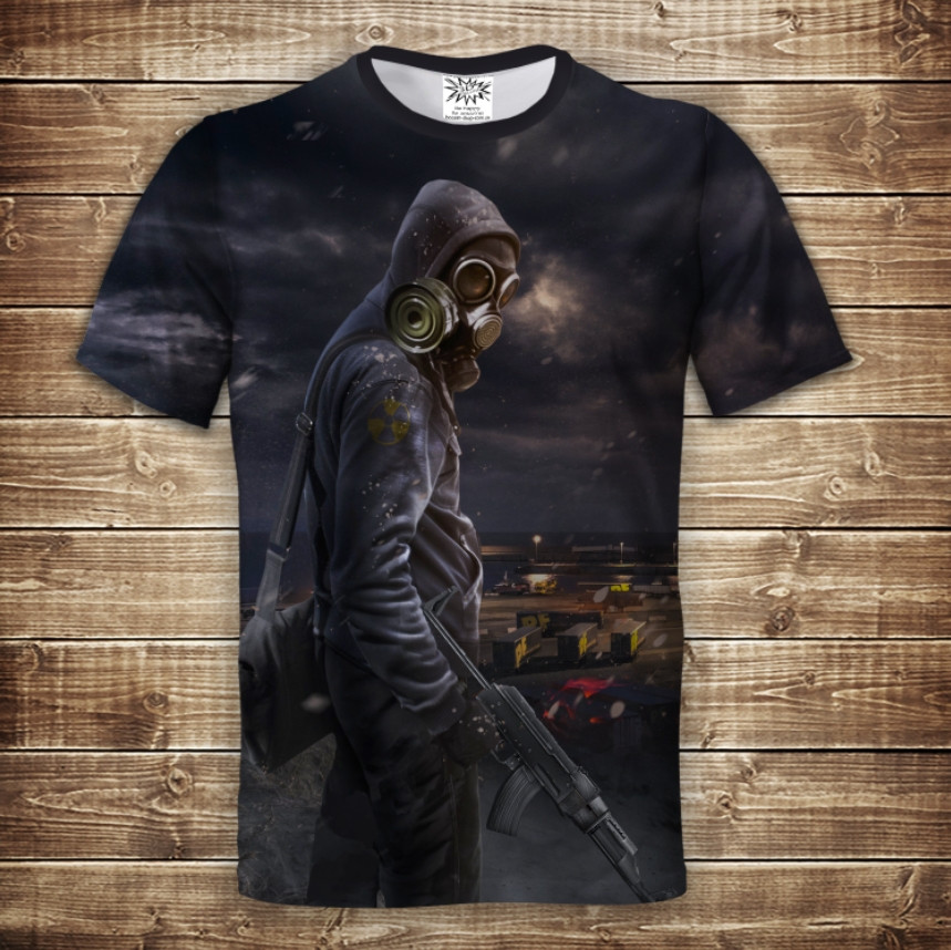 Футболка з принтом 3D на тему Сталкер Stalker ВСІ Розміри Преміум тканина