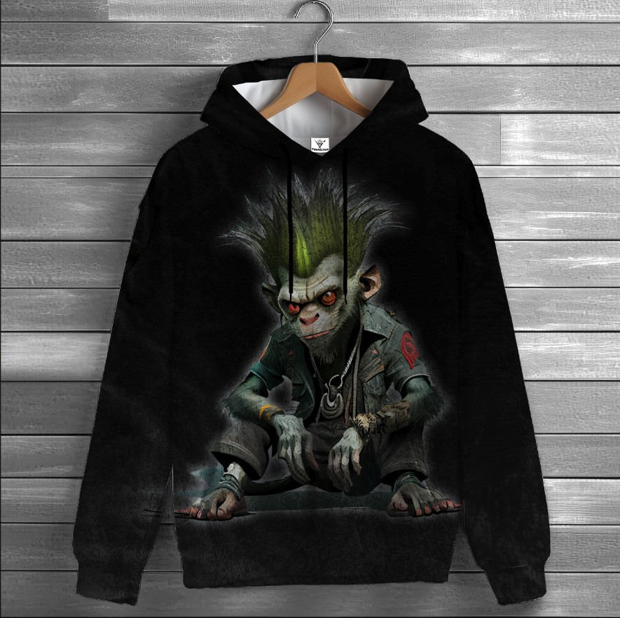 Толстовка-кенгуру (толстовка) з 3D принтом Star Wars Yoda хіповий Йода ВСІ Розміри Преміум тканина