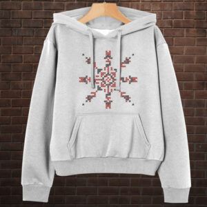 Толстовка-кенгуру принтом Закодоване ім'я у вишиванці - Слава Україні ВСІ Розміри Преміум тканина