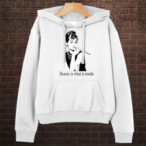 Толстовка-кенгуру (толстовка) з 3D принтом Одрі Хепберн - прекрасно те