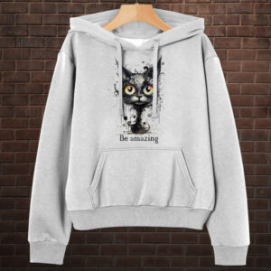 Толстовка-кенгуру (толстовка) з 3D принтом Будь дивовижним ВСІ Розміри Преміум тканина