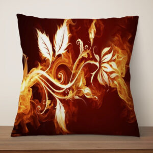 Подушка з принтом "Фантастична квітка