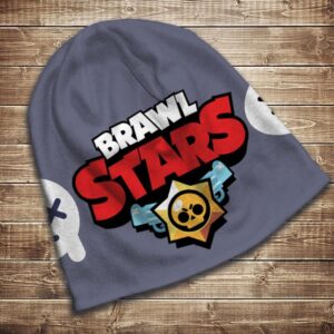 Шапка з 3D принтом "Бравл Старс логотип гра" ВСІ Розміри
