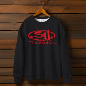 Світшот оверсайз унісекс з принтом 311 Evolver