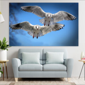 Панно з принтом "Чайки