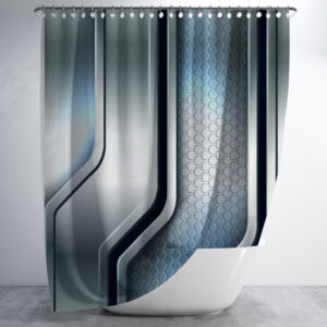 Штора в ванну з принтом "Абстракція