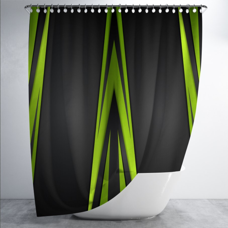 Штора в ванну з принтом "Абстракція