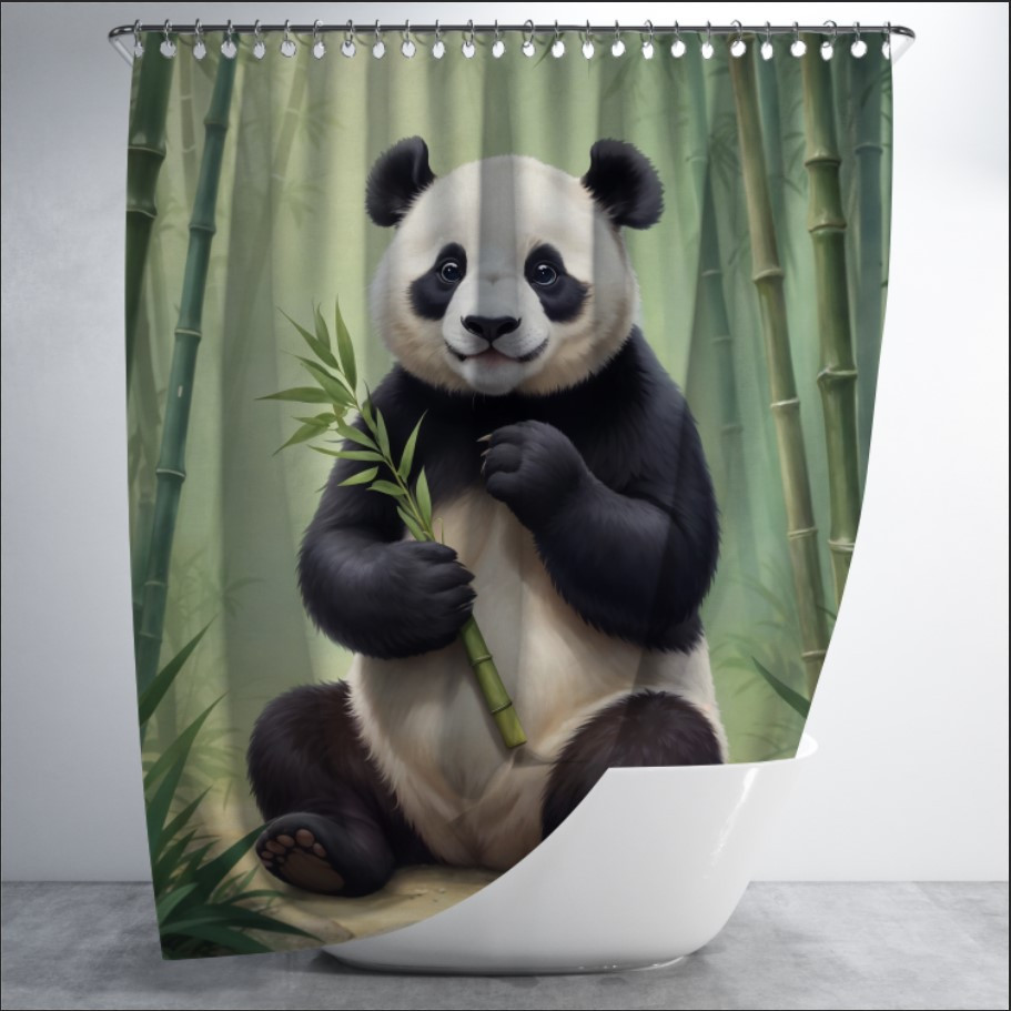 Штора в ванну з принтом "Аніме