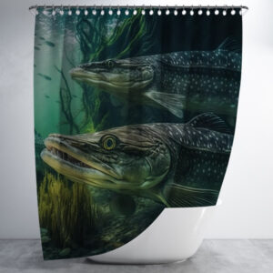 Штора в ванну з принтом "Море