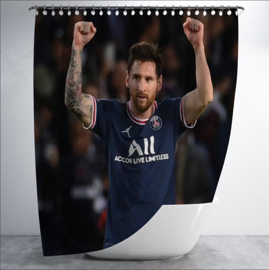 Штора в ванну з принтом "Футбол