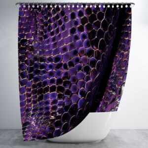 Штора в ванну з принтом "Шкіра змії