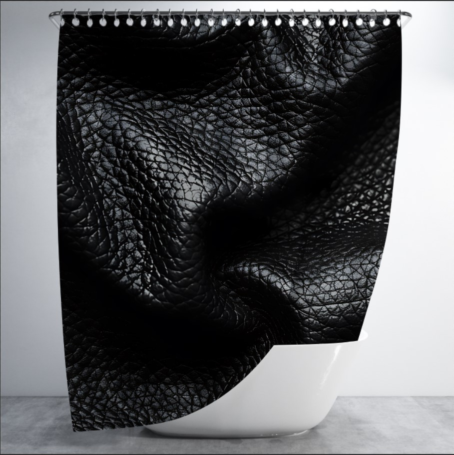 Штора в ванну з принтом "Шкіра змії