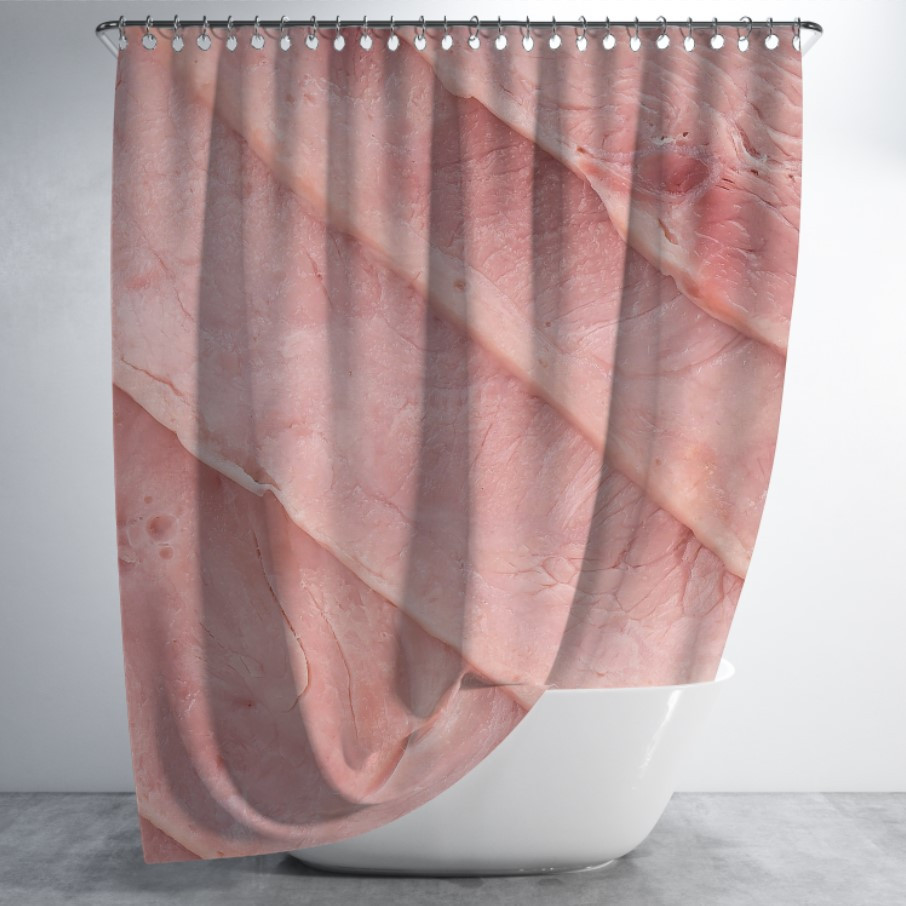 Штора в ванну для душа "Копчена шинка