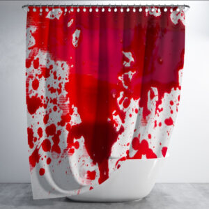 Штора в ванну для душа "Пляма крові