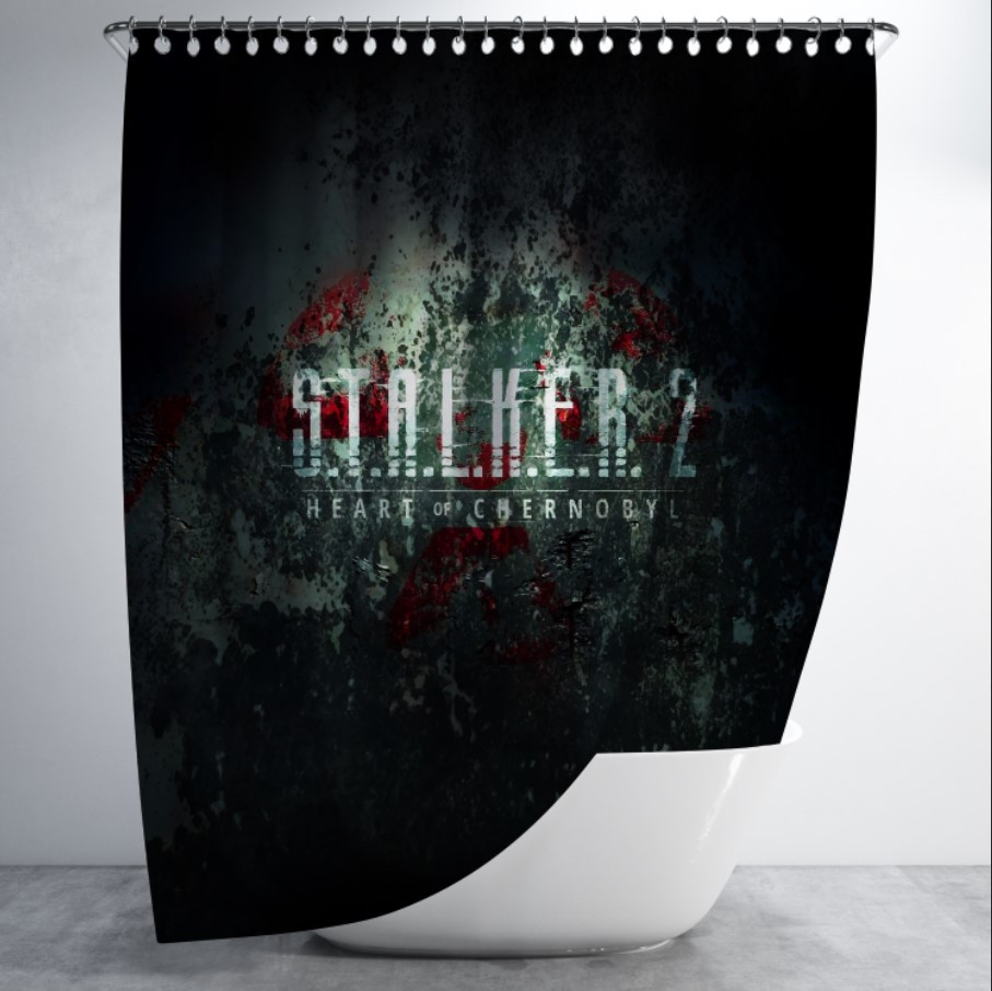 Штора в ванну для душа "Сталкер 2