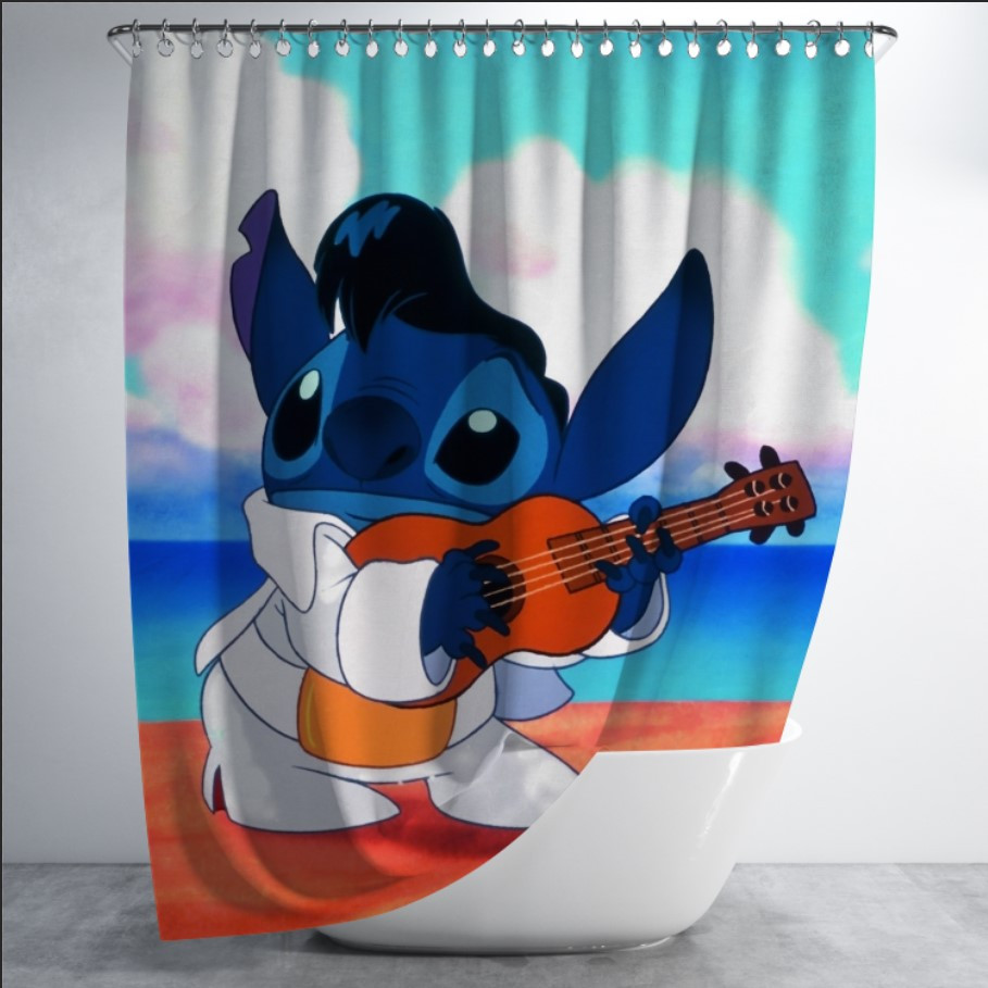 Штора для ванної з принтом "Ліло і Стіч