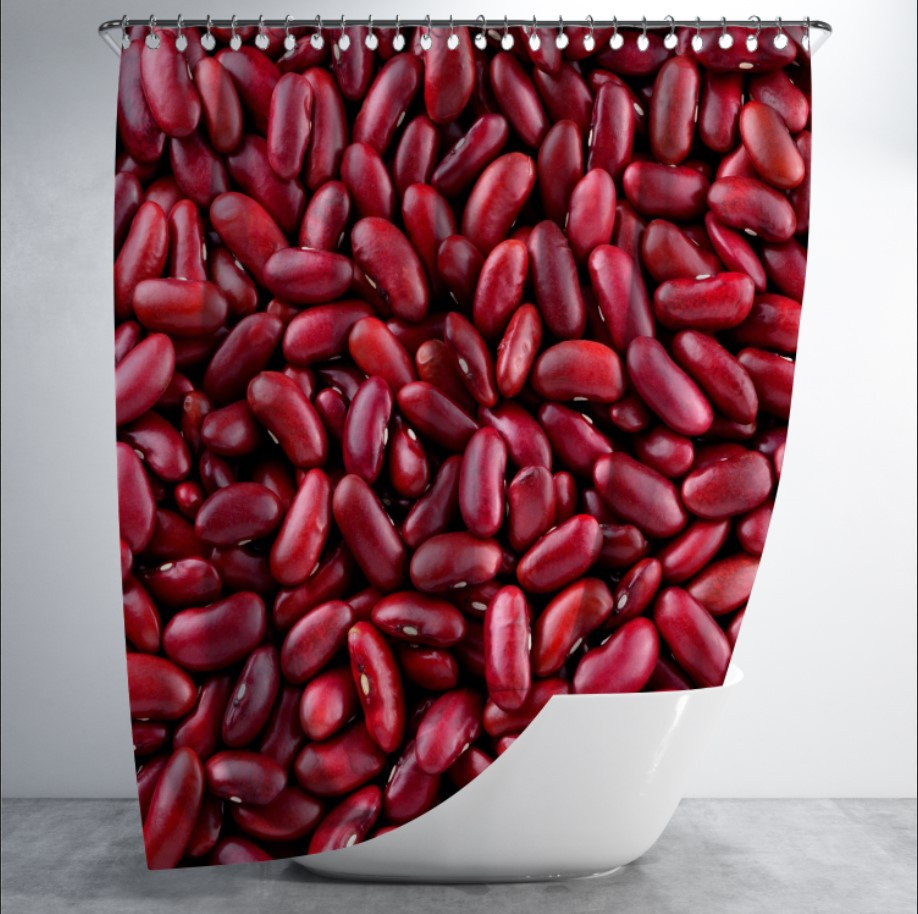 Штора для ванної з принтом "Макро