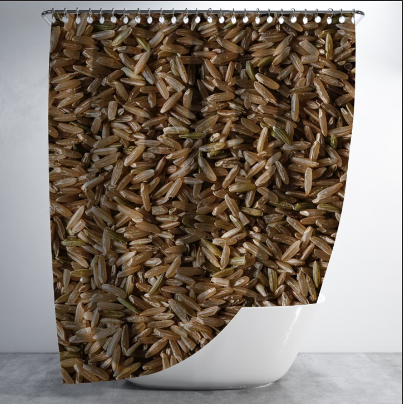 Штора для ванної з принтом "Макро