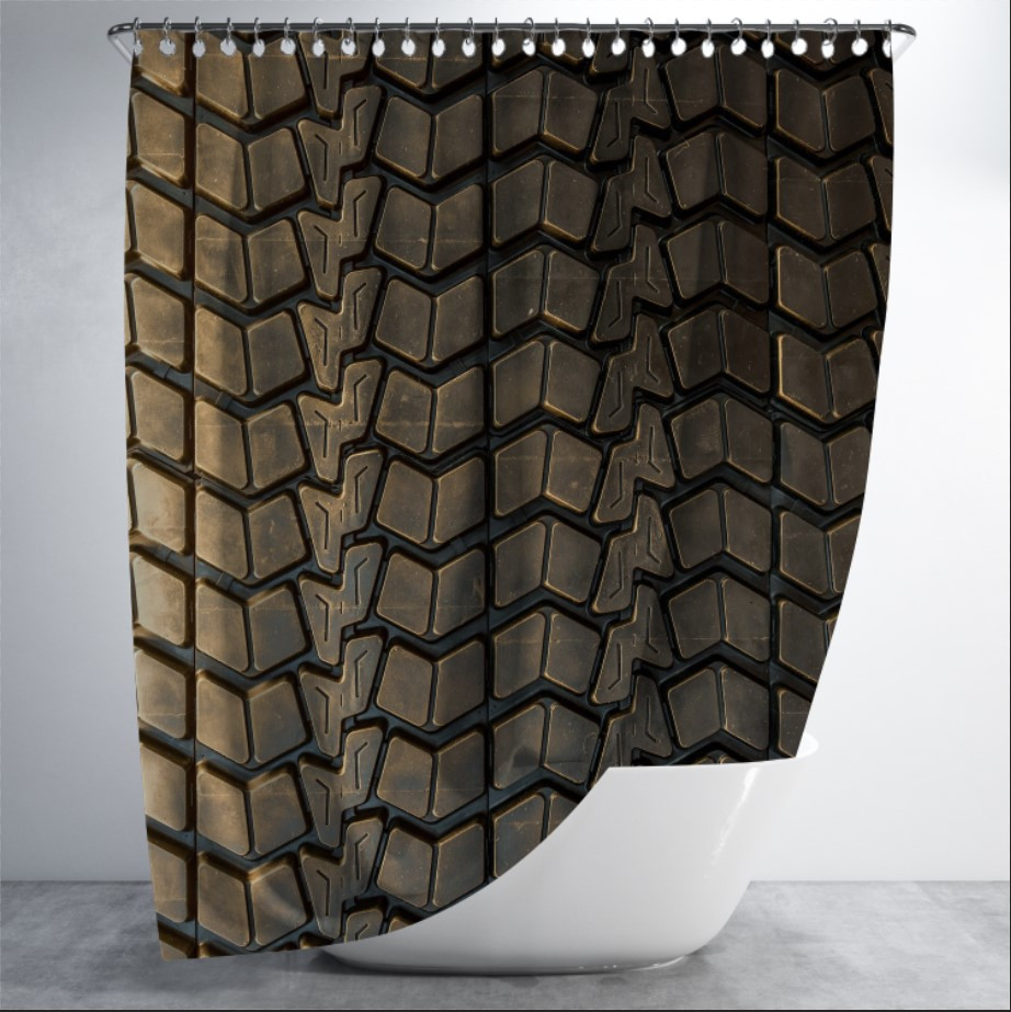 Штора для ванної з принтом "Макро