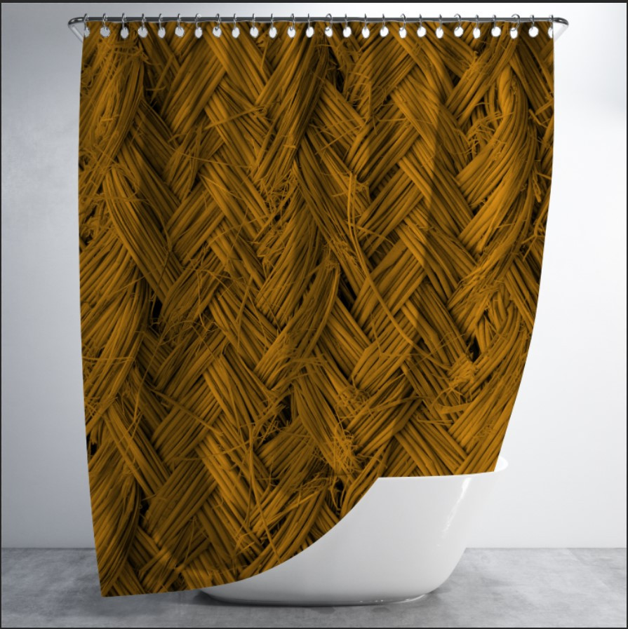 Штора для ванної з принтом "Плетені текстури фону