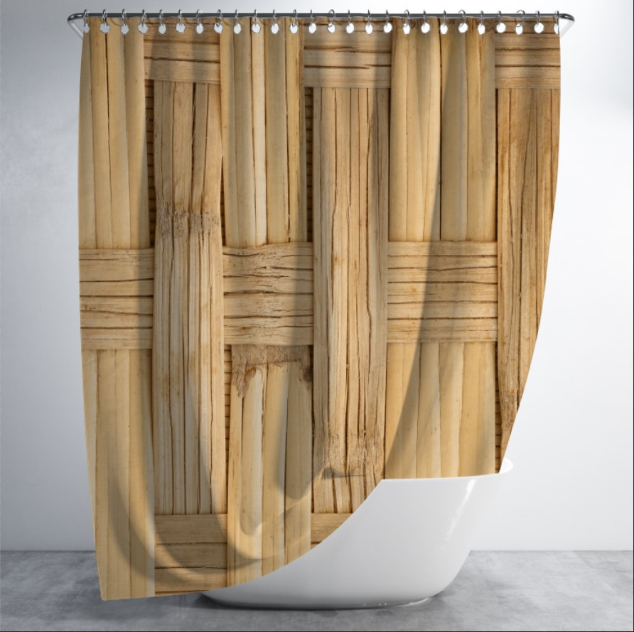 Штора для ванної з принтом "Плетені текстури фону