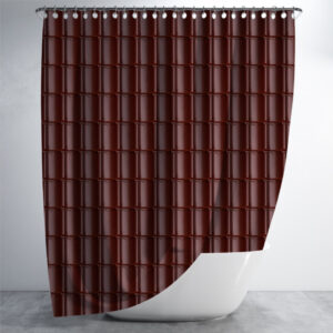 Штора для ванної з принтом "Текстура покрівлі